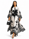 Tropical Noir Kaftan(Black)