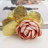 rosette Bloom Gold-Plated Jewelry Set