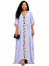 Savannah Chic Leopard Kaftan(Lilac)