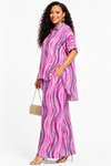Pink/Fuchsia High-Low Palazzo Set