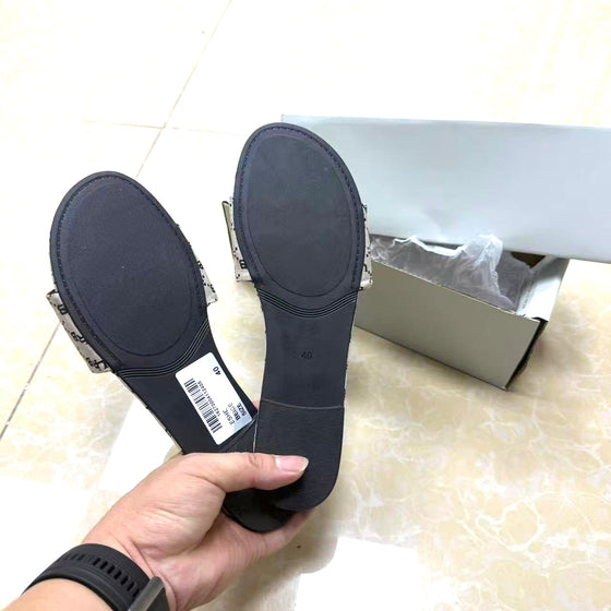 Monogram Slide Sandals