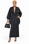 PREORDER 01 – BLACK KNIT SKIRT SET