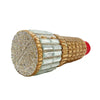 PREORDER - Glam Icon Crystal Lipstick Clutch — Gold & Ruby