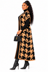 PREORDER 39 BLACK - 2PIECE PONCHO SWEATER DRESS.