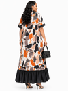 Iconic Flow Maxi Dress – Emerald Abstract