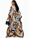 Royal Mosaic Luxe Kaftan Dress