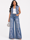 Infinity Sparkle Stretch Denim Set(Blue)