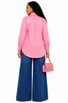 Golden Charm Pink Statement Blouse