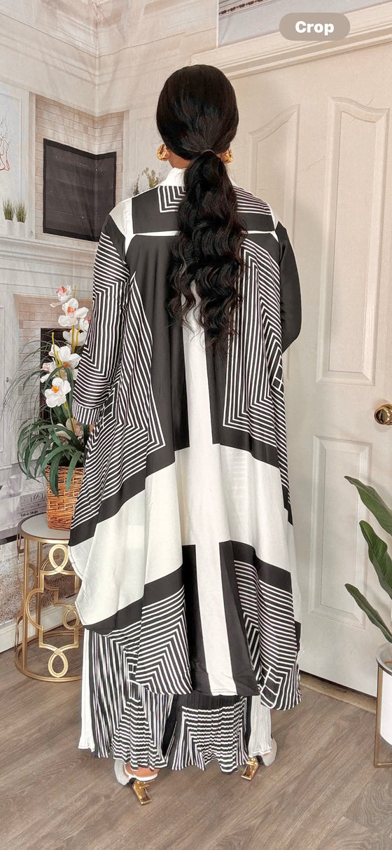 HIGHLOW BUTTON-DOWN TOP/PALAZZO PANT SET(PREORDER)