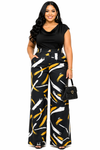 Midnight Gold Palazzo pant