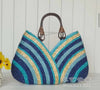 BOWTIE STRAW BAG(BLUE)