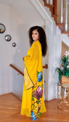 Sunshine Bloom Floral Kaftan
