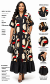 Iconic Flow Maxi Dress – Cocoa Luxe Print