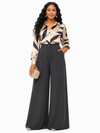 Charcoal Gray Palazzo Pants(Bottom)