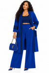 PREORDER 24-BLUE 3-PIECE  KNIT PANT SET