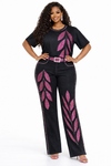 Pink Majesty Luxe Denim Set