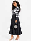 Regal Charm Maxi Dress(Black)