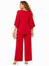 Scarlet Grace Pant Set(Red)
