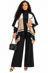 PREORDER 16 - BLACK 3-PIECE  KNIT PANT SET