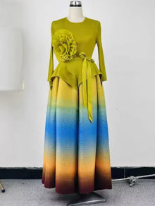  multiple colors miyaki dress
