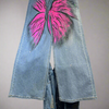 Painted Wings Wide-Leg Denim(Bottom)