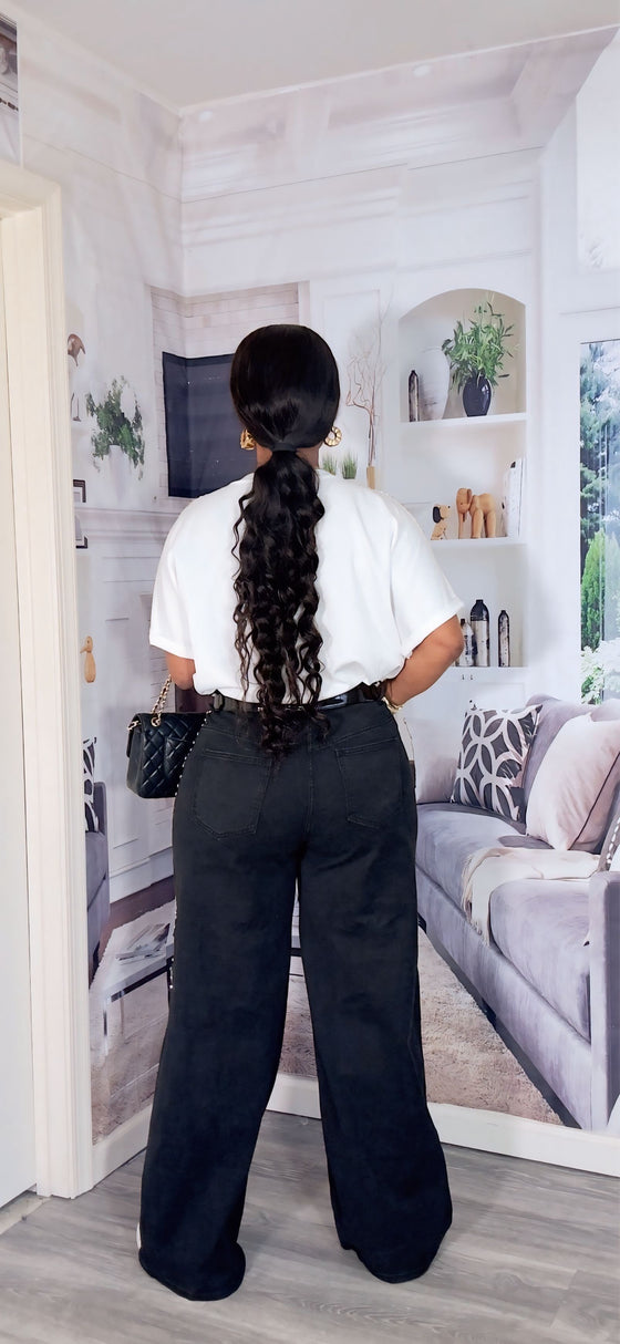 Pink Sequin Heart Denim 2piece Set