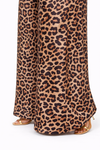 LUXE LEOPARD SATIN TWO-PIECE SUIT SET