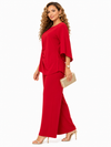 Scarlet Grace Pant Set(Red)