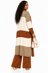 PREORDER 18- BROWN 3-PIECE  KNIT PANT SET