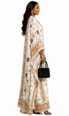 Golden Bloom Luxe Kaftan Dress