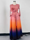 multiple colors miyaki dress