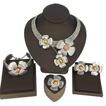  ITALIAN GOLD/SILVER PLEATED JEWELRY SETS