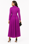 Aurora Sculpt Pleated MIYAKI Dress(fuchsia pink)