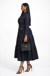The Denim Royal Tiered Maxi Dress