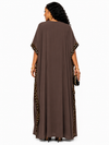 Safari Luxe Leopard Kaftan(Brown)