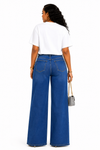 Floral Bow Rhinestone Denim Pant Set
