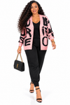 PREORDER 21- PINK 3-PIECE JOGGERS KNIT PANT SET