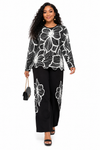 PREORDER 31- BLACK 2- PIECE  KNIT PANT SET
