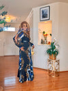 RHINESTONE/BELTED MAXI DRESS(MULTI COLOR)