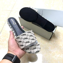  Monogram Slide Sandals