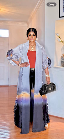  Royal Ombre MIYAKI Luxe Jacket