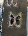 Glam Flutter Butterfly Cutout Denim(Bottom)