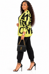 PREORDER 21- YELLOW 3-PIECE JOGGERS KNIT PANT SET
