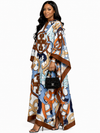 Royal Mosaic Luxe Kaftan Dress