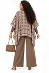 PREORDER 07 – BROWN 3-PIECE KNIT PANT SET