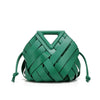Woven Geometric Handle Bag