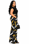 Midnight Gold Palazzo pant