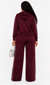 Weekend Luxe 3-Piece Lounge Set(burgundy)