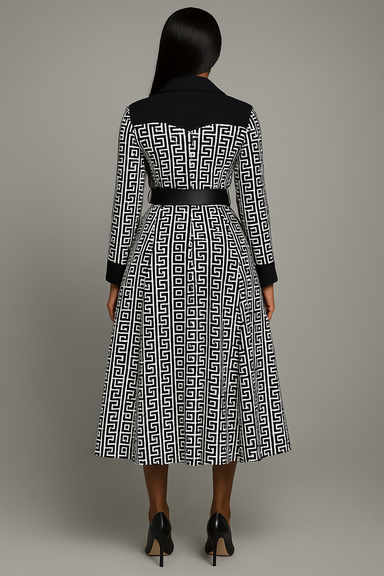 Athena Chainlink Trench Dress