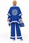 PREORDER 02 – BLUE  3-PIECE KNIT PANT SET